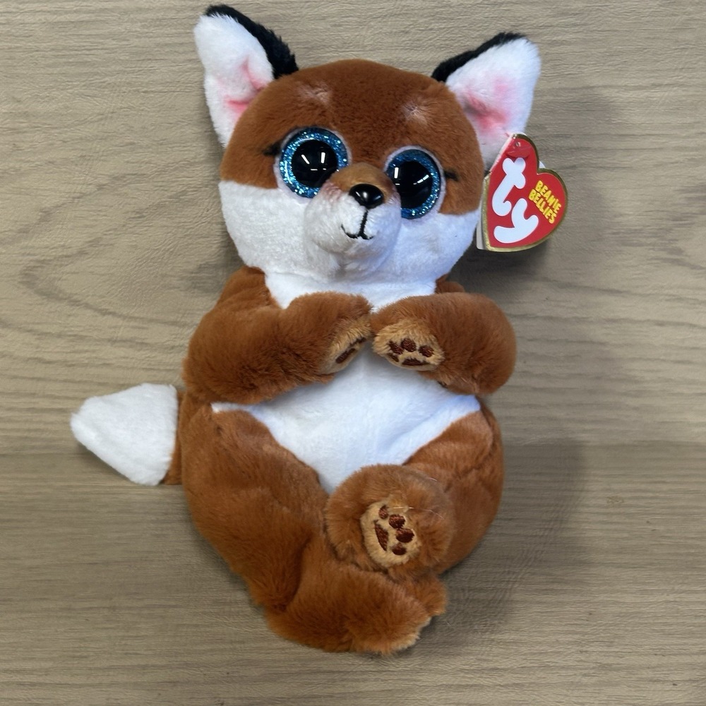 Ty Beanie Baby Bellies - WITT the Fox (6 Inch) 2024 with tags Stuffed Animal Toy